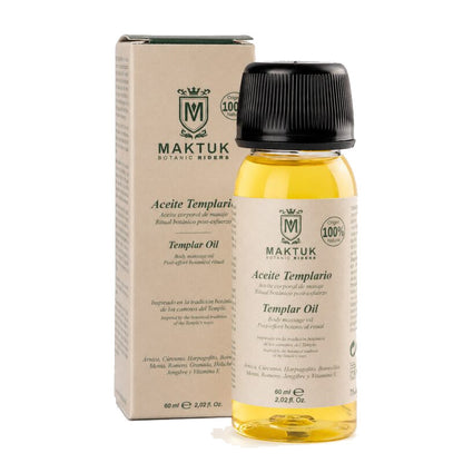 Aceite De Masaje Deportivo Templario Maktuk 60 Ml_0