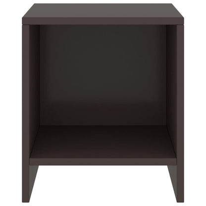 Mesitas De Noche 2 Uds Madera De Pino Marrón Oscuro 35x30x40 Cm_1