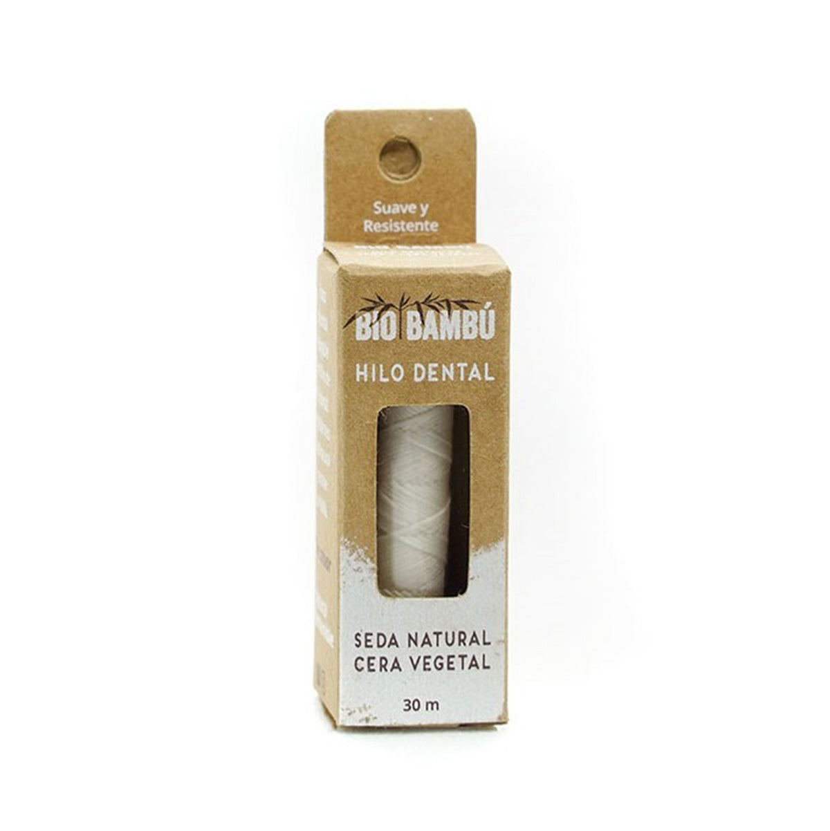 Fio dentário de cera vegetal Bio Bamboo 30 metros