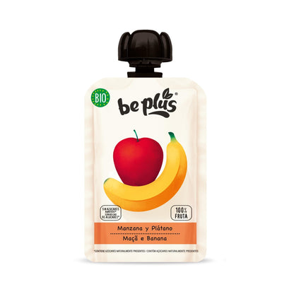 Saquetas maçã e banana BIO Be Plus 100 g