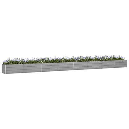 Jardinera Gris Claro 770 X 50 X 45 Cm Acero Galvanizado_2