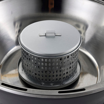 Barbacoa De Mesa De Carbón Con Ventilador Eléctrico Con Parrilla De Acero Inoxidable Bergner_1