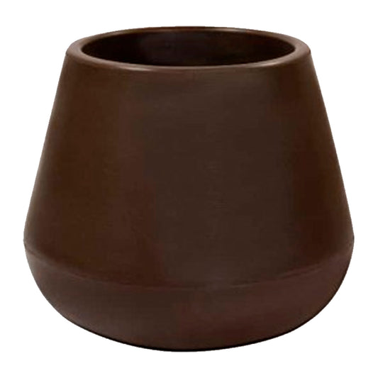 Macetero De Polietileno Por Rotomoldeo Bronce - 41 X 35cm._0