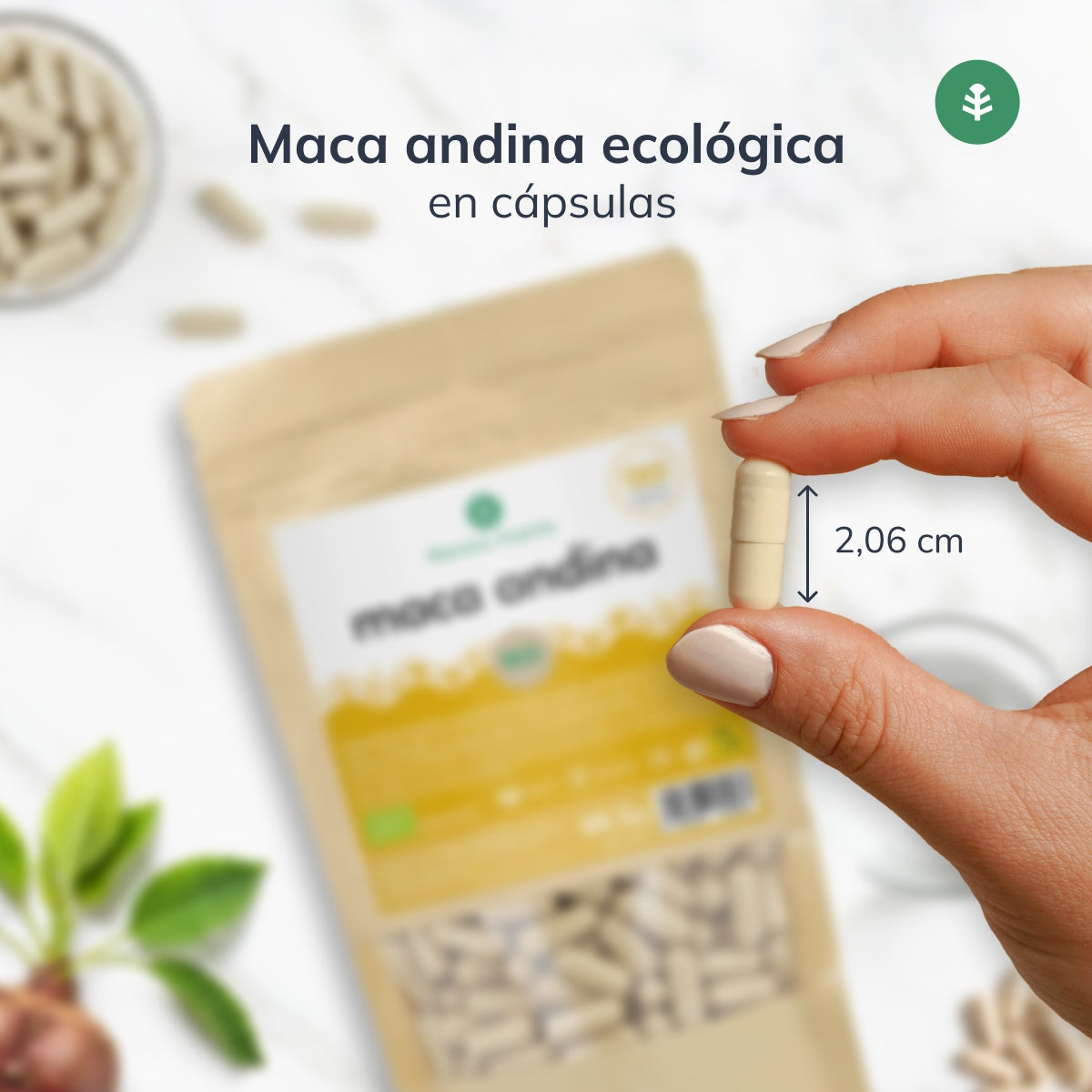 Organic Maca Planeta Huerto 150 cápsulas