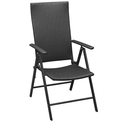 Vidaxl Set Comedor De Jardín 5 Piezas Y Cojines Aluminio Negro_5