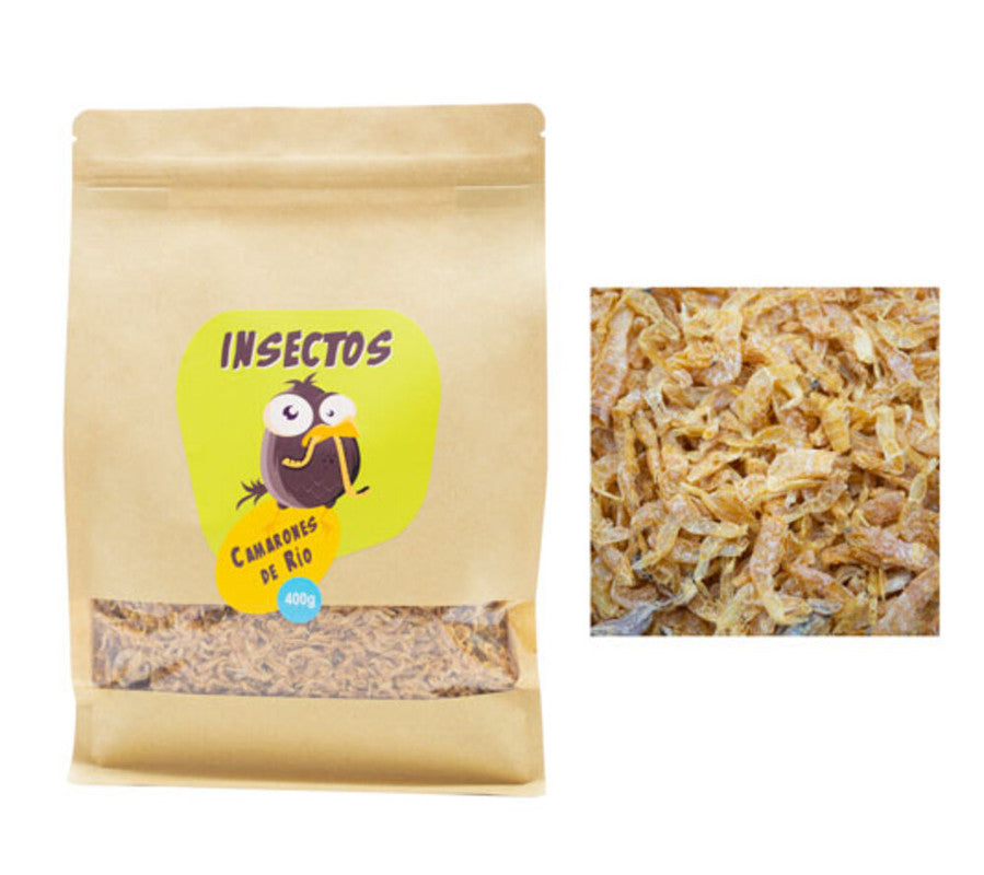Camarones De Río Deshidratados 400g – Insectos Secos Para La Alimentación De Tortugas, Peces Y Aves_0