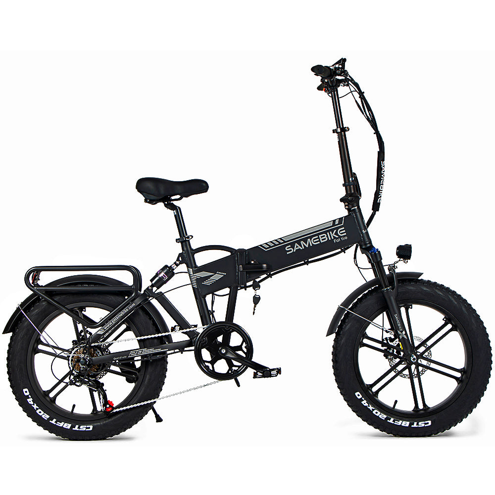 Bicicleta Eléctrica Plegable Samebike Xwlx09 750w-48v-10ah (480wh) - Rueda 20 X 4 Color Blanco_0