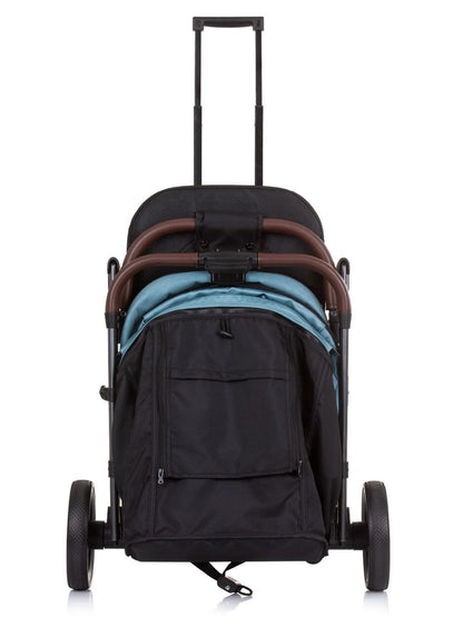 Silla De Paseo Compacta Hasta 22 Kilos Combo Teal_4
