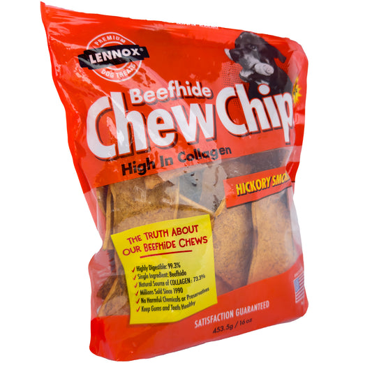 Lifebound - Snack Para Perros: Chips De Piel De Res Con Sabor A Madera De Hickory Para Perros – (3 Paquetes De 453,5 g)_0
