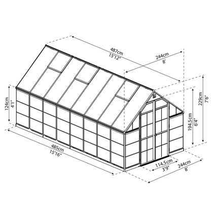 Estufa Balance 487x244 cm 