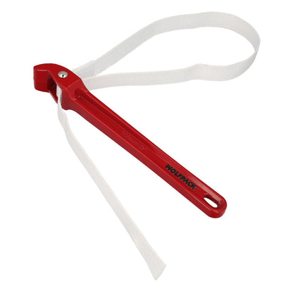 Llave Cinta Nylon Aluminio 30 Cm.  Cinta De 98 Cm. Llave De Filtro Aceite, Llave Para Tubos, Llave Aflojatodo, Llave De Correa.
