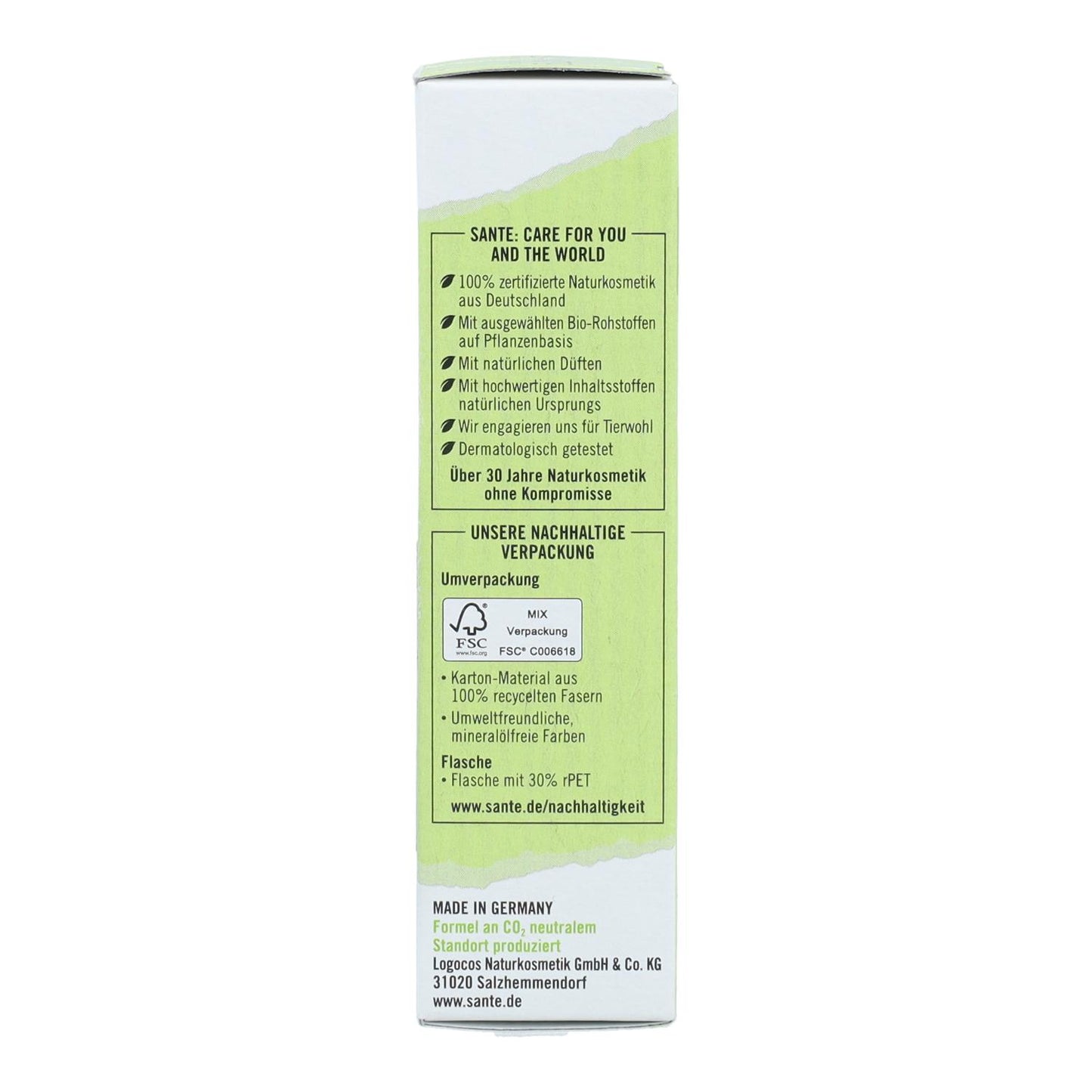 Niacinamida Sérum Matificante Aperfeiçoador, Sante 30 ml