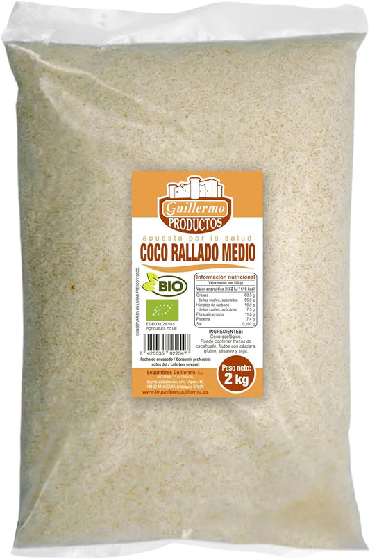 Coco Rallado Medio Bio - 2 Kg_0