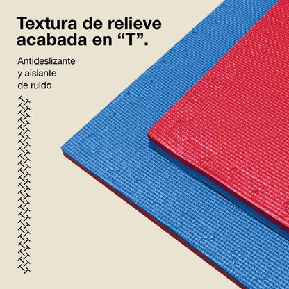 Jowy Tatami Puzzle 2cm 100x100cm – Superficie T Rojo/azul_3