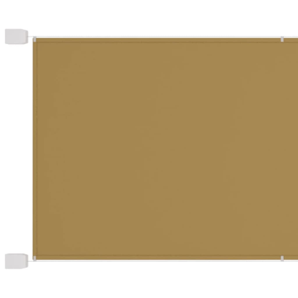 Vidaxl Toldo Vertical Beige 180x270 Cm Tela Oxford_0