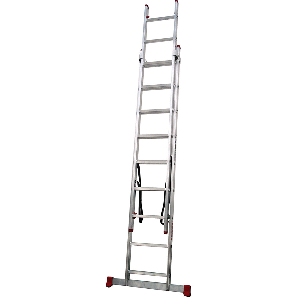 Escalera Aluminio Extensible Doble - 17 Peldaños 5x5_0