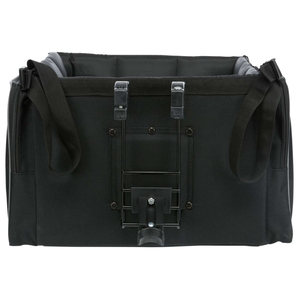 Trixie Cesta Delantera De Bici Para Mascotas Negro Y Gris 41x26x26 Cm_4