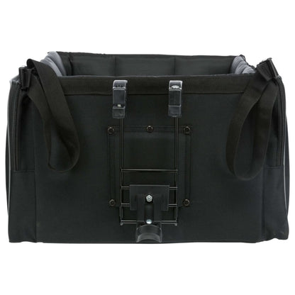 Trixie Cesta Delantera De Bici Para Mascotas Negro Y Gris 41x26x26 Cm_4
