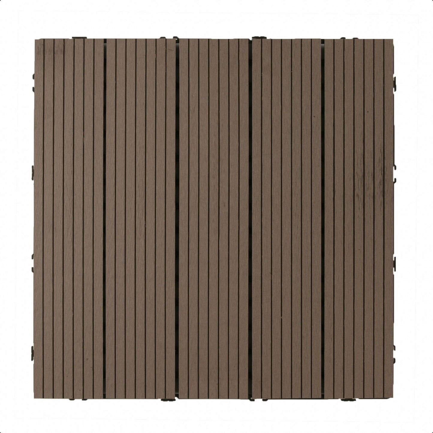 Embalagem de 11 pastilhas compostas Durafloor 30x30 Dioco Chocolate, 1m2
