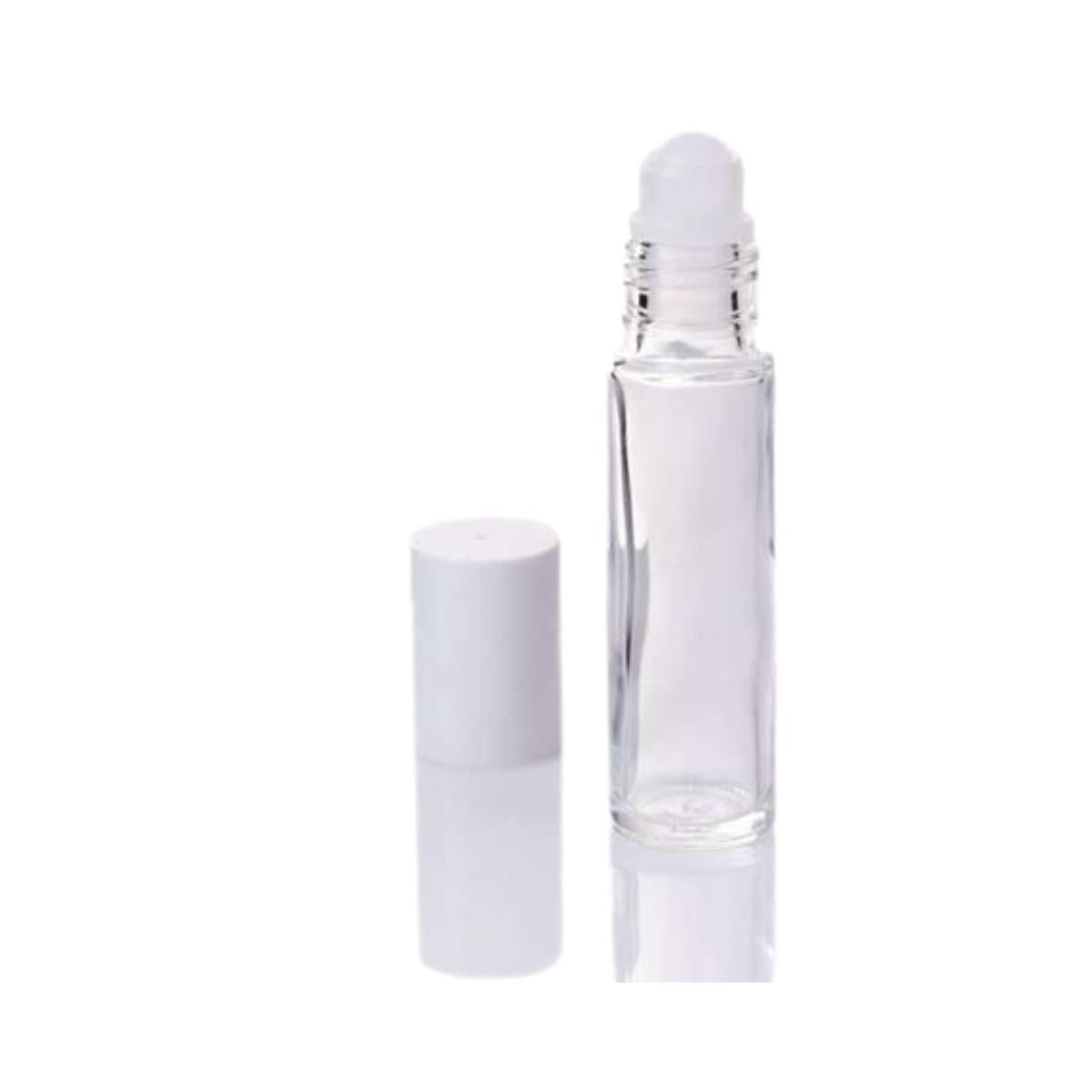 Recipiente roll-on em vidro transparente, 10ml. Camassia