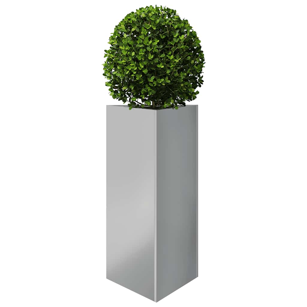 Jardineras Triangulares 2 Uds Acero Galvanizado 40x34,5x75 Cm_3