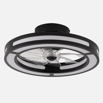 Ventilador Dc 58w Kastoria Negro 8 Aspas Abs Transp 50d 6 Velocidades 5900lm 3 Colores C/remoto, Memoria Y Temporizador_2