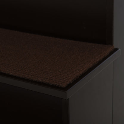 Pawhut Escalera Para Perros De 4 Peldaños Con Acolchados 40x59x54,2 Cm Marrón_4