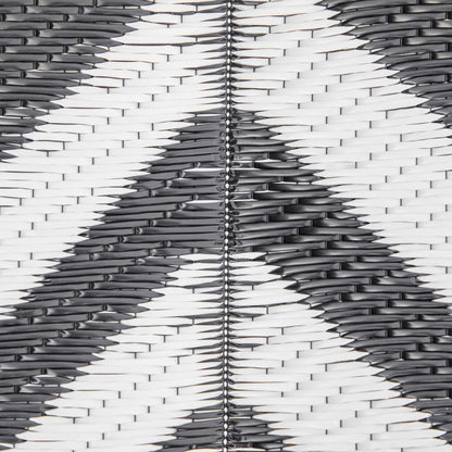 Outsunny Alfombra De Exterior Reversible 182x274 Cm Con Patrón Geométrico_3