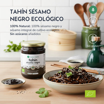 Tahín Sésamo Negro ECO Planeta Huerto 350 g