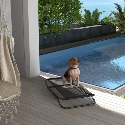 Pawhut Cama Elevada Para Perros Plegable Con Malla Transpirable 111x65,5x19cm_4