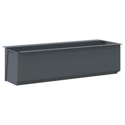 Jardineras Para Europalés 12 Uds Pp Gris 36x13,5x9,5 Cm_5