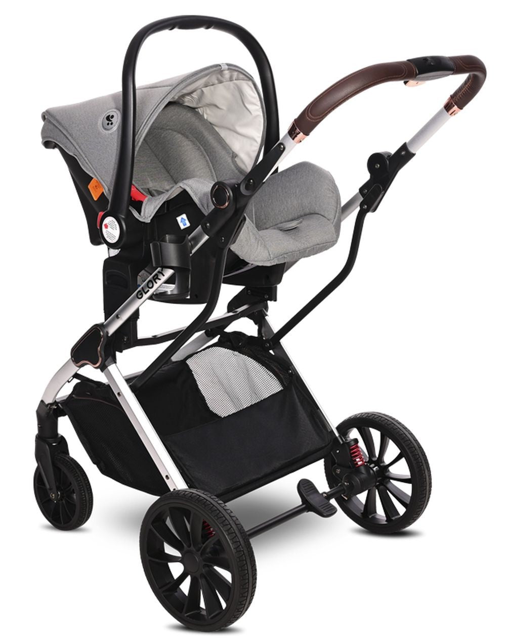 Carrito De Bebé Trio Glory Hasta 22 Kg Opaline Grey_4