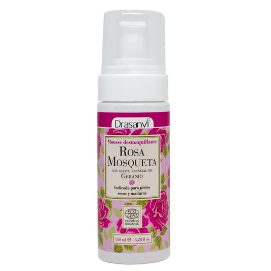 Mousse de Limpeza Rosa Mosqueta Ecocert Bio Drasanvi 150 ml