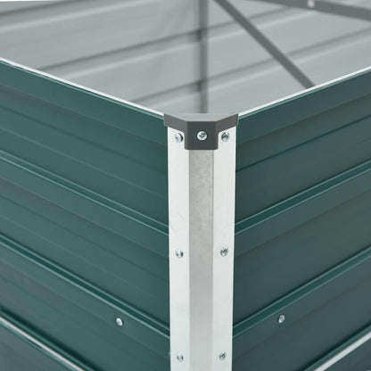 Arriate De Acero Galvanizado Verde 600x80x45 Cm_4