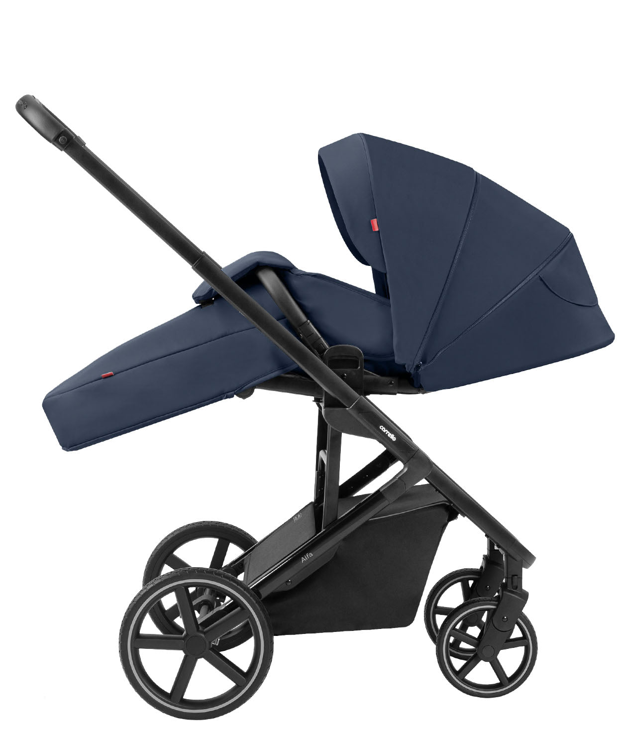 Carrello Alfa Dúo 2 En 1 Cochecito De Bebé Denim Blue_4