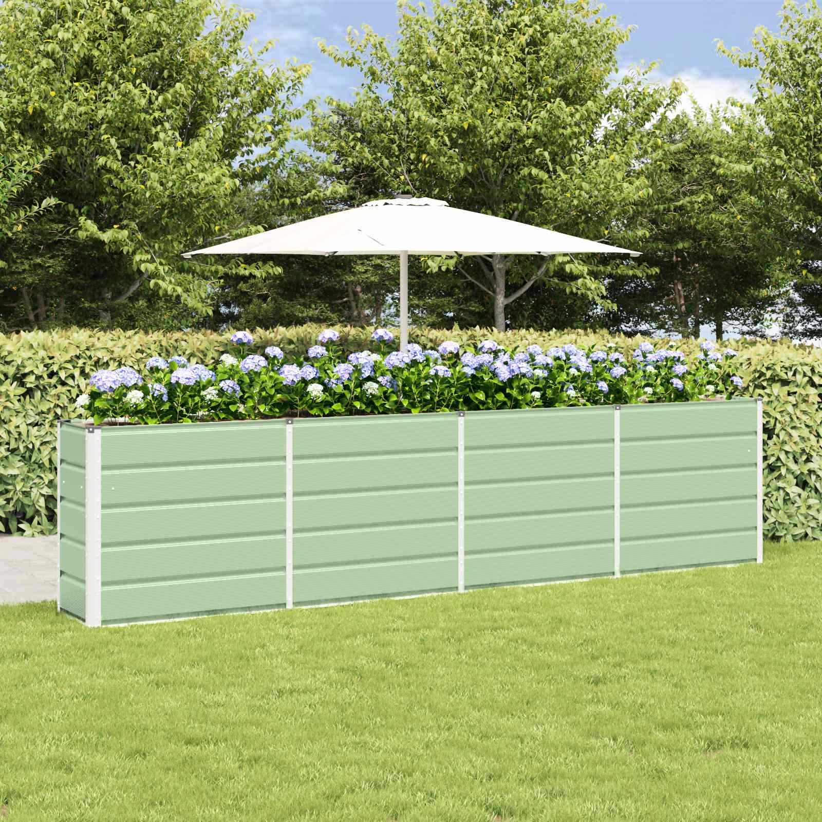 Jardinera Verde 320 X 40 X 75 Cm Acero_1
