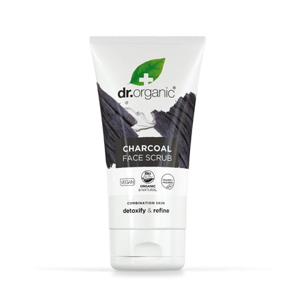 Esfoliante Facial de Carvão Ativado Dr. Organic 125ml