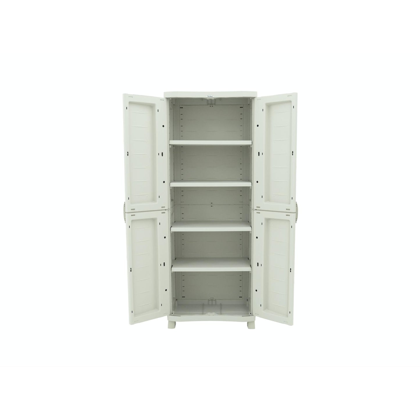 Roupeiro 4 Prateleiras 70 cm Space Saver Plastiken Bege