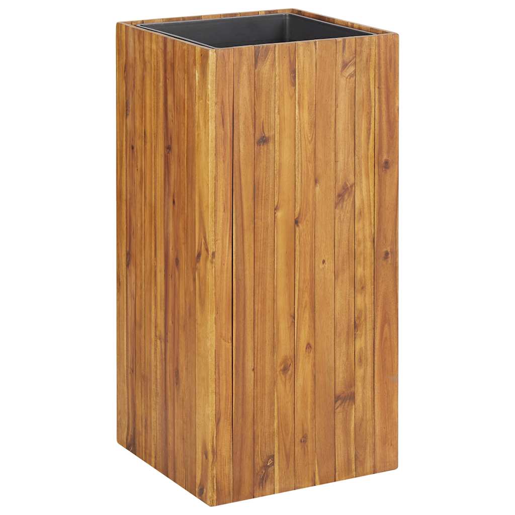 Arriate De Madera Maciza De Acacia 43,5x43,5x90 Cm_1