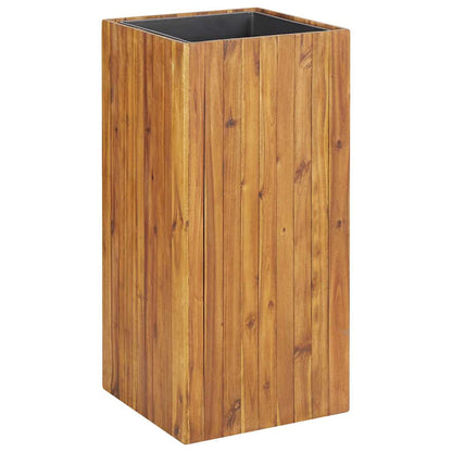Arriate De Madera Maciza De Acacia 43,5x43,5x90 Cm_1