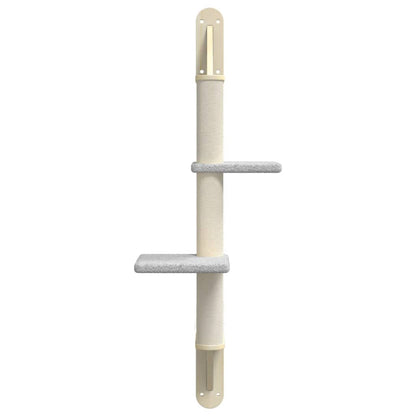 Árbol Rascador Para Gatos De Pared Gris Claro 108 Cm_3