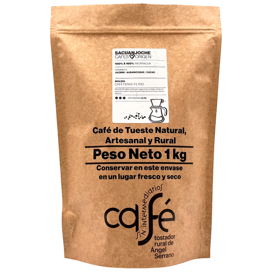 Cafe Sin Intermediarios Café Nicaragua Sacuanjoche Molido Filtro 1 Kg_0