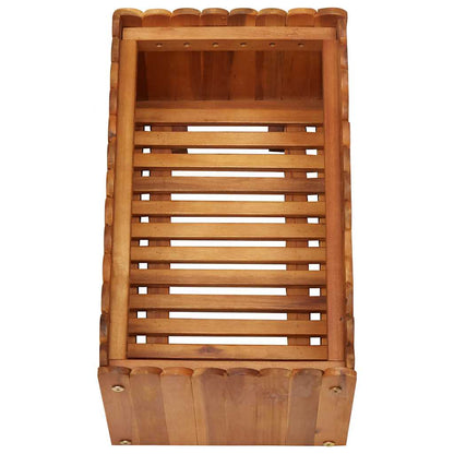 Arriate De Madera Maciza De Acacia 50x30x25 Cm_3