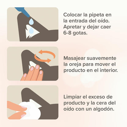 Limpador de ouvidos Beaphar para cães e gatos 50 ml