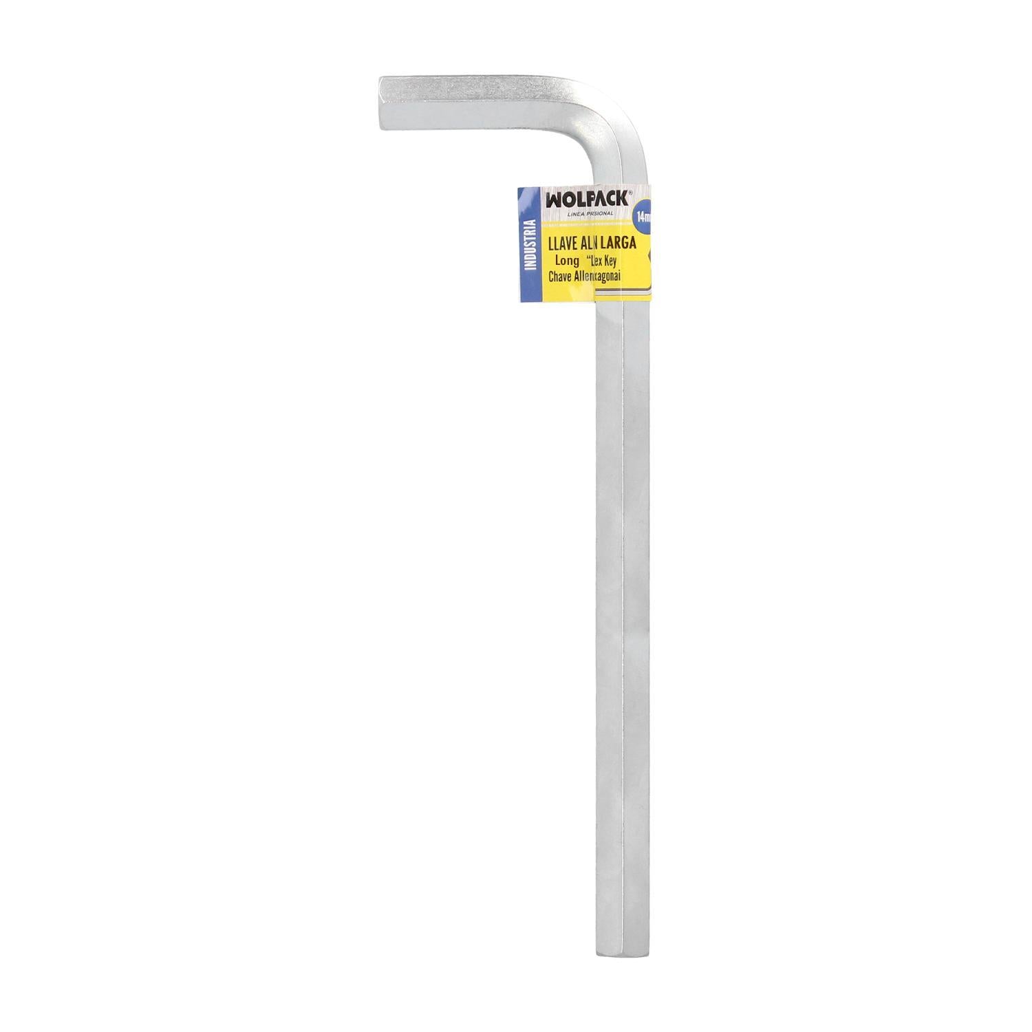 Llave Allen Larga Acero Cromo Vanadio Profesional 14,0 Mm. Llave Hexagonal, Llave Allen Taller Mecanica, Llave Allen Bricolaje_3