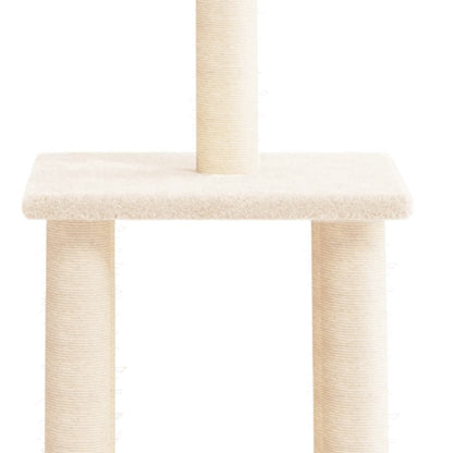 Vidaxl Rascador Para Gatos Con Postes De Sisal Color Crema 85,5 Cm_3