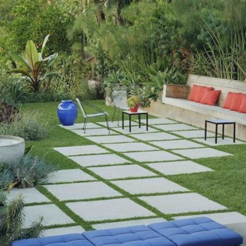 Losa Cuadrada Blanca / Palet - 25 Unidades | 9 M² / 60x60x4 Cm. / Blanco_0