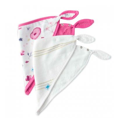 Babete Bandanas de Bambu Fairy Garden 2 peças Pequeno Unicórnio