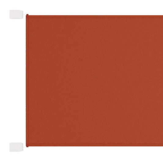 Vidaxl Toldo Vertical Terracota Tela Oxford 100x270 Cm_0