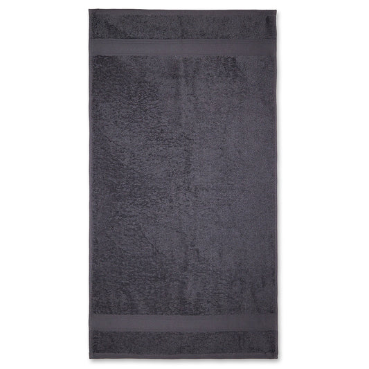 Toalla De Ducha 100% Algodón Gris Oscuro 140x70 Cm.